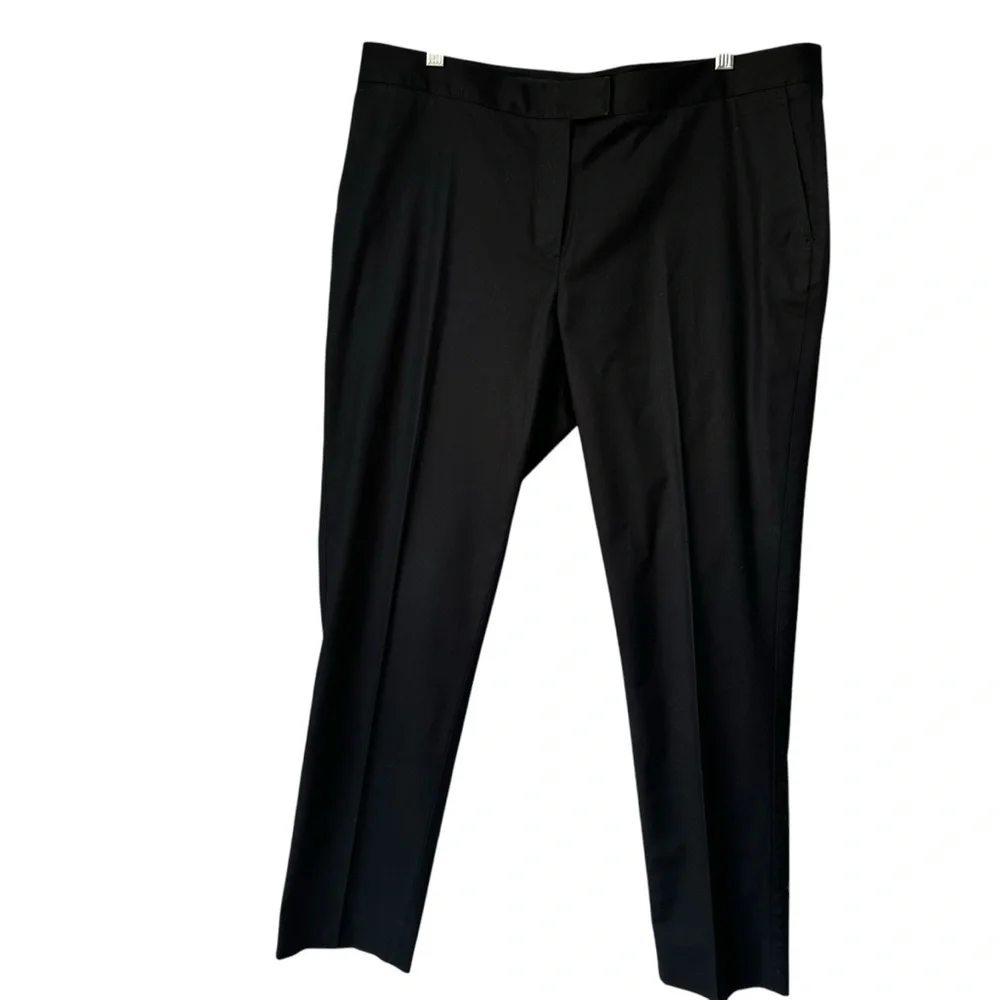 Brooks Brothers Women's Advantage Chino Stretch Pants, Black, 14